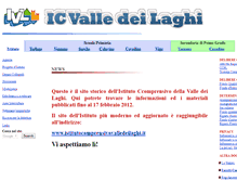 Tablet Screenshot of icvalledeilaghi.it
